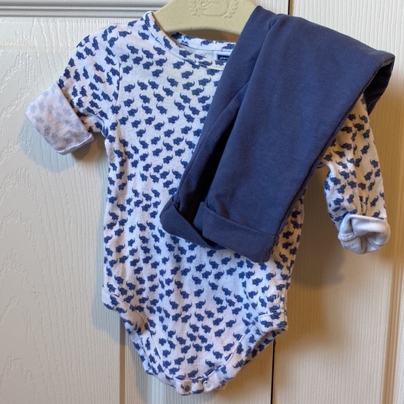 Janie and Jack Elephant Outfit - Picture 2 of 3